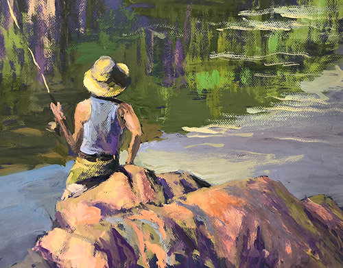 Fisherman on Potomac