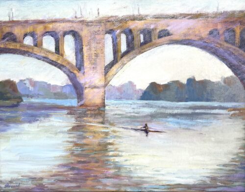 Rowing At Key Bridge